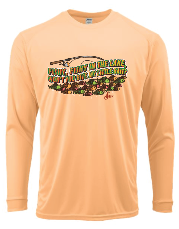 4HER Fishy Fishy Youth Performance UV Long Sleeve Tee