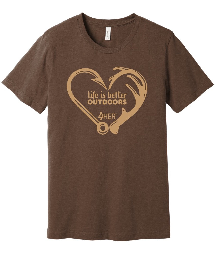 4HER Life Is Better Outdoors Tee